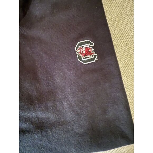 Vesi South Carolina Gamecocks Sweater Men’s Black V Neck Cotton blend size L USC - Picture 5 of 9